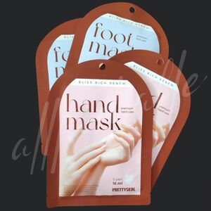 PRETTYSKIN Bliss Rich Renew Hand & Foot Masks